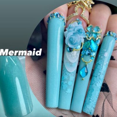 Ab13...Acrylic Mermaid 2oz