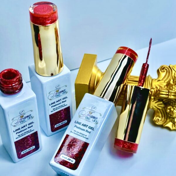 Painting Gel Liner Metallic Red