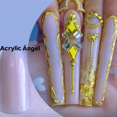 Ab12..Acrylic Angel 2oz