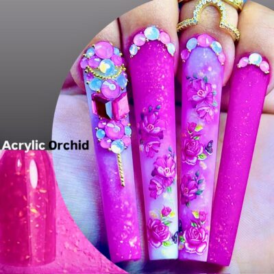 A8 Acrylic Orchid 2oz