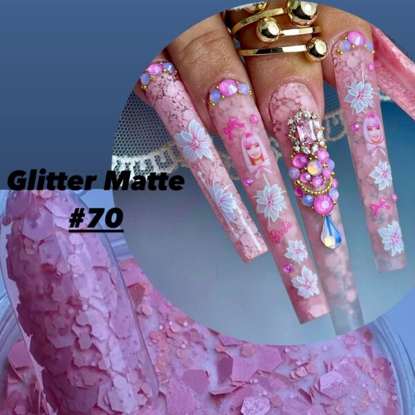 #96...1oz Glitter Matte #70