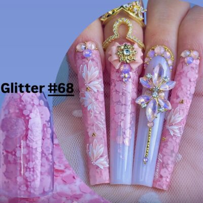 #0... 1oz Glitter Matte #68