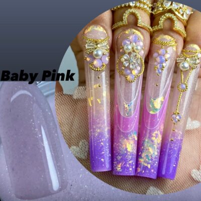 Ab13....Acrylic Baby Pink