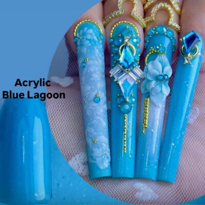 A4...Acrylic Blue Lagoon 2oz
