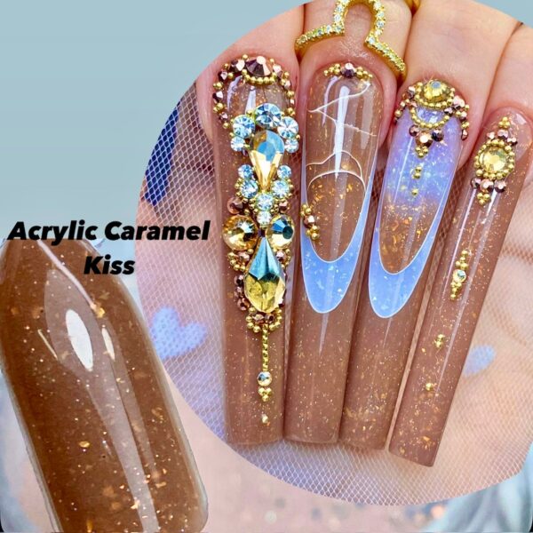 Ab15... Acrylic Caramel Kiss 2oz