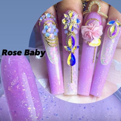 AB12 Acrylic Rose Baby 2oz