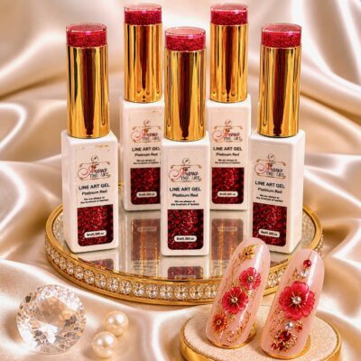 1Pcs Metallic Red Painting Gel Liner
