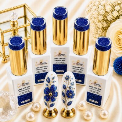 1Pcs Metallic Blue Painting Gel Liner