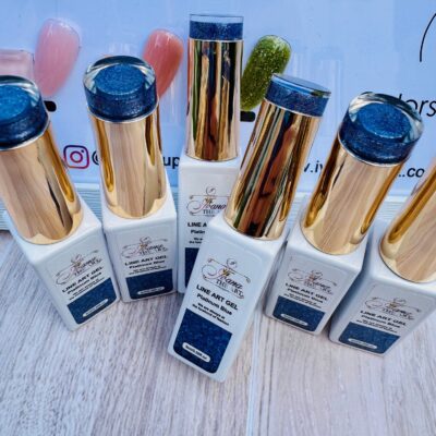 1Pcs Metallic Blue Painting Gel Liner