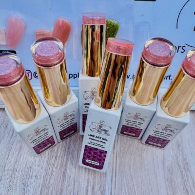 1Pcs Metallic Pink Painting Gel Liner