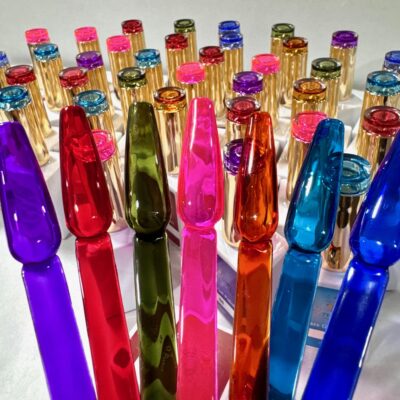 Collection Of 7Pcs Gel Glass