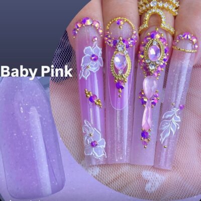 Ab13....Acrylic Baby Pink