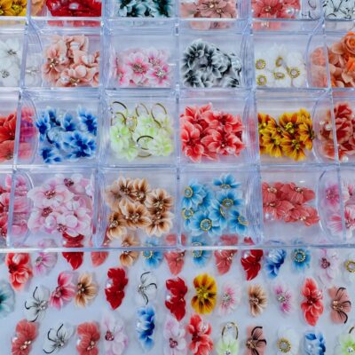 #0... Mixed size Acrylic Flower Box 200Pcs