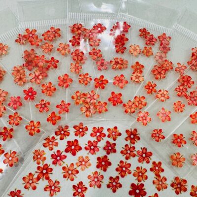 1 Bag With 12 Pcs Of Dried Flowers