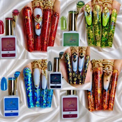 0...5Pcs Glass Gel Collection